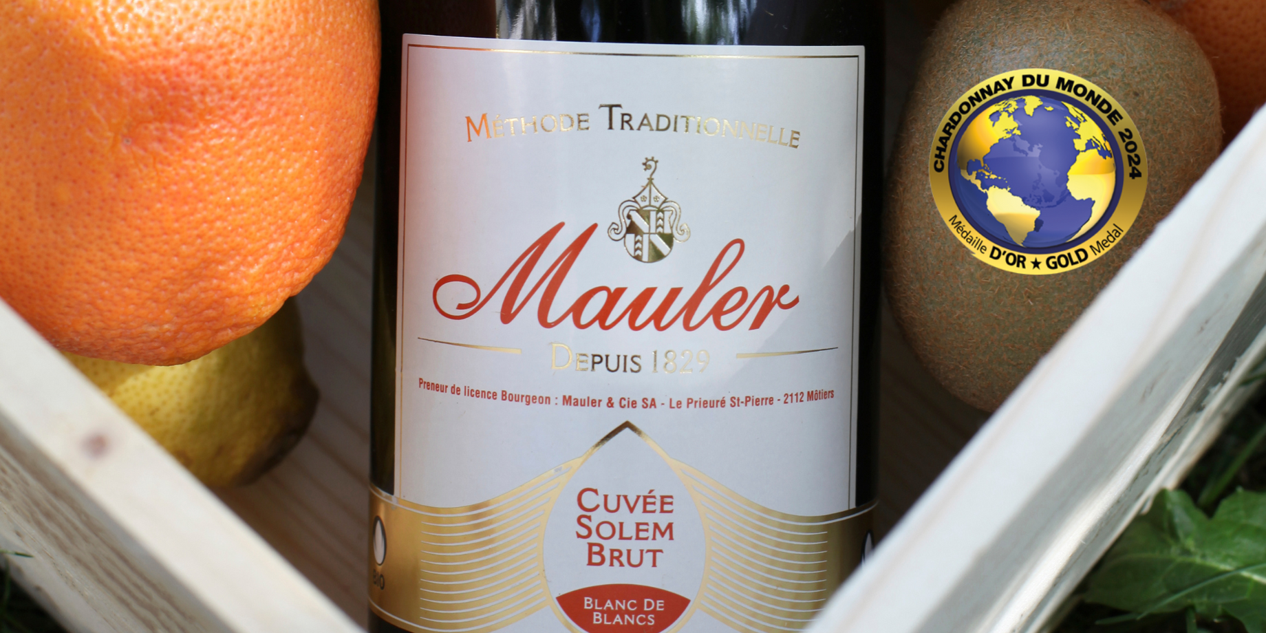 Médaille d'or pour la Cuvée Solem - Confrontation Internationale des Meilleurs Chardonnay du Monde