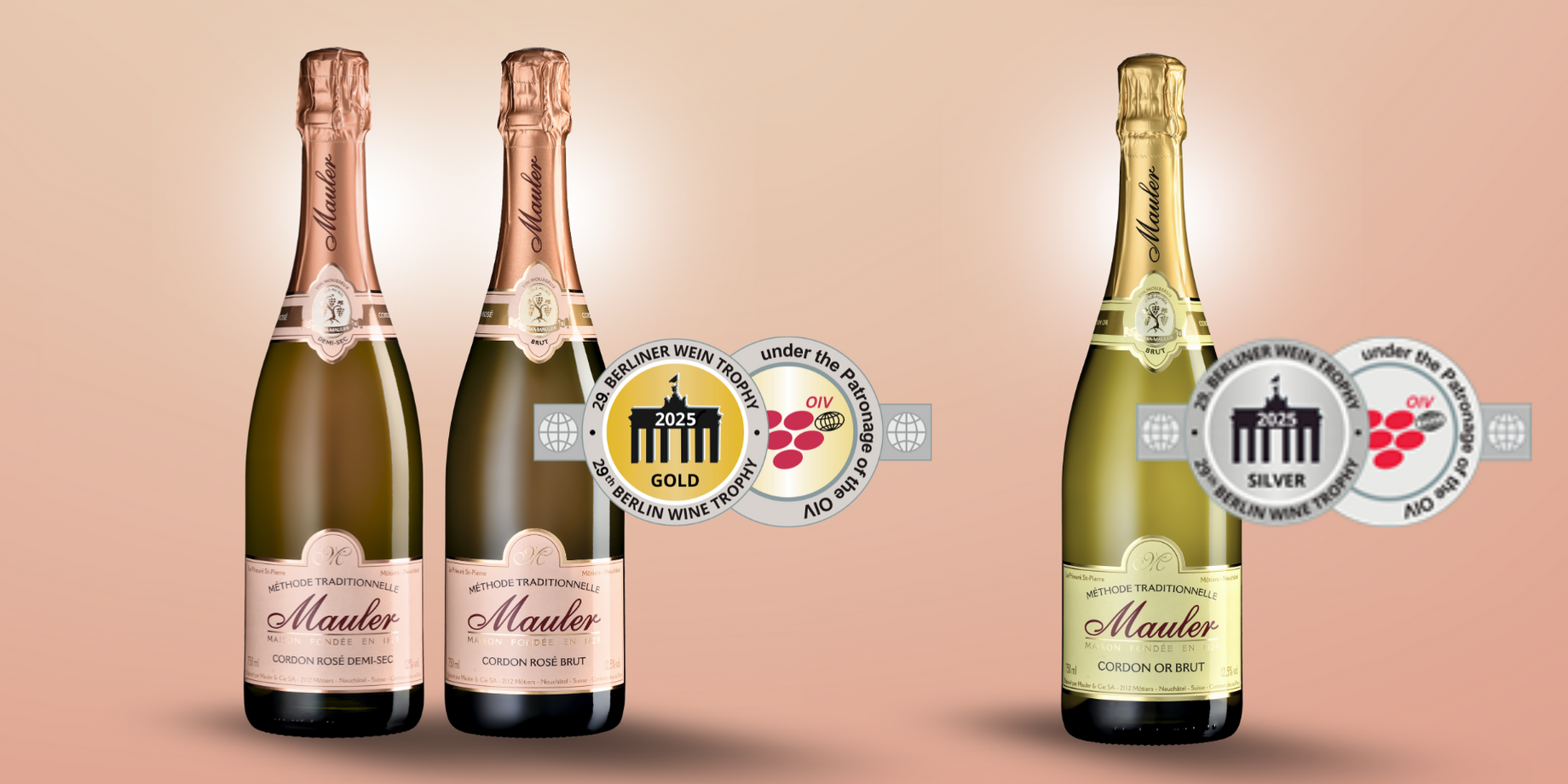 De nouvelles médailles pour nos Cuvées Cordon