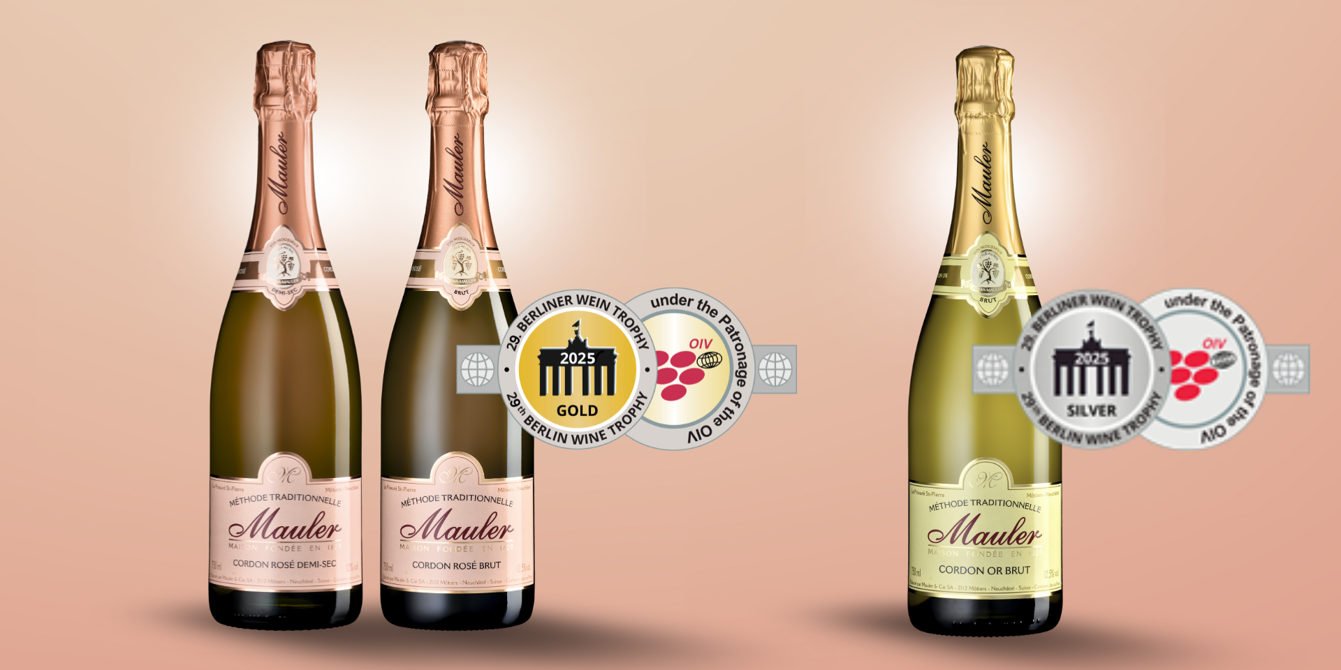 De nouvelles médailles pour nos Cuvées Cordon