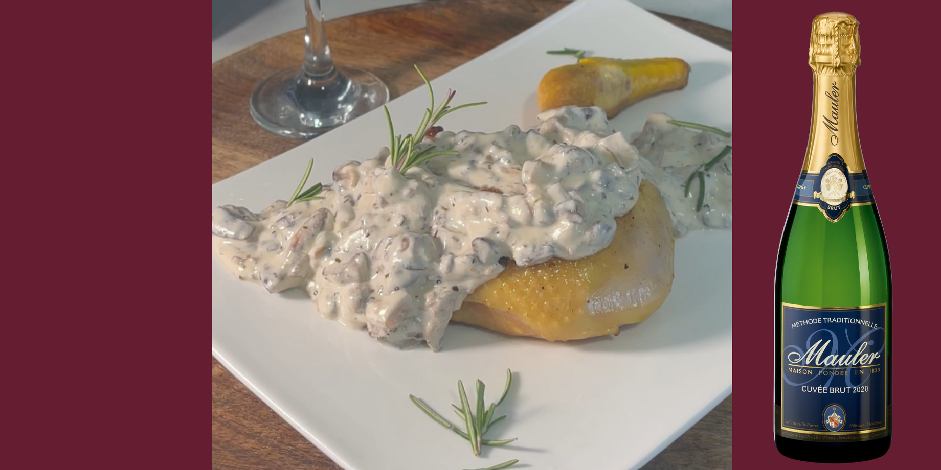 Suprêmes de pintade Cuvée Brut 2020 Mauler : Un Accord Gourmet